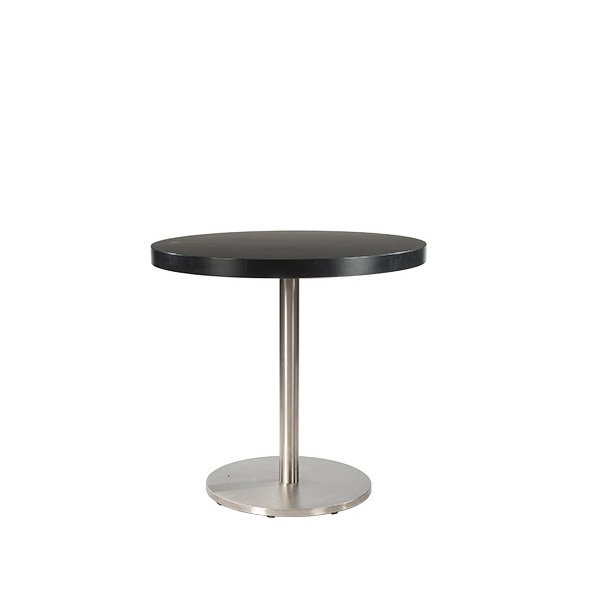 Table Brio black Ø80