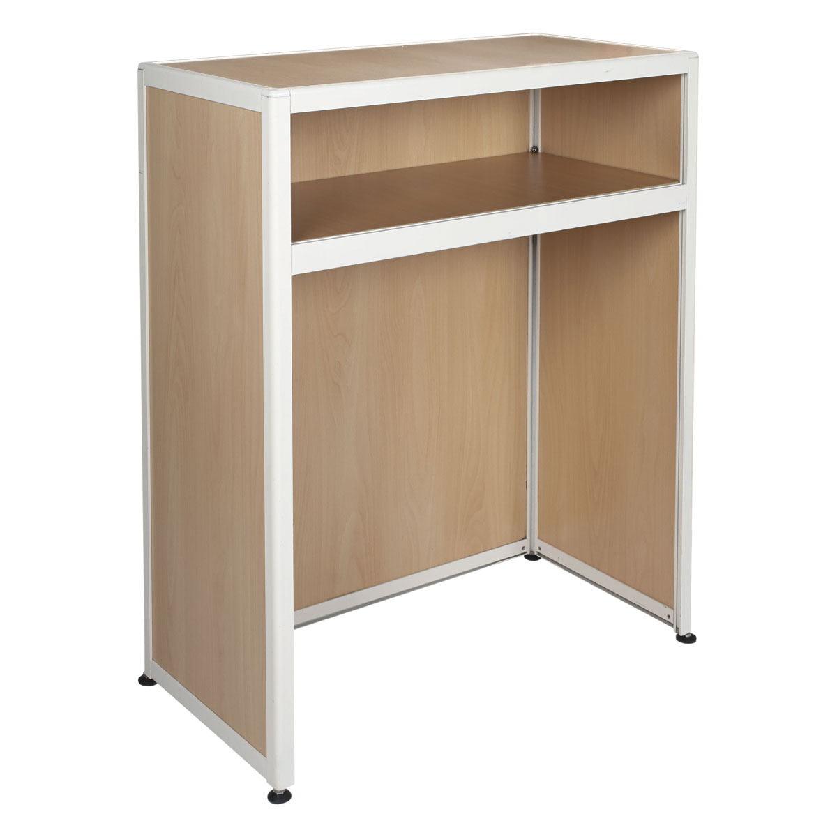 Counter without storage oak