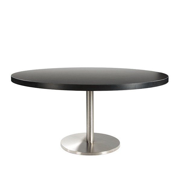 Table Brio black Ø160
