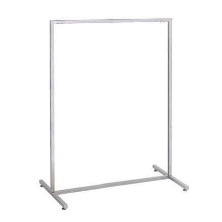 Clothing rail straight White