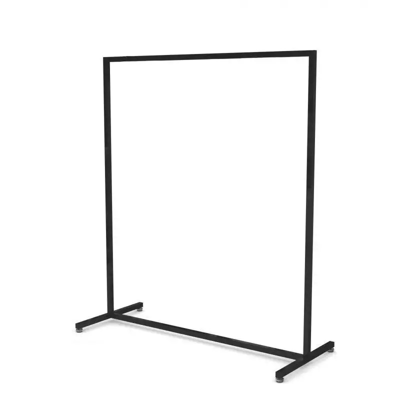 Clothing rail straight Black