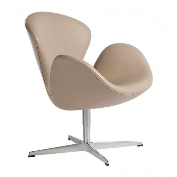 Swan Chair - beige leather